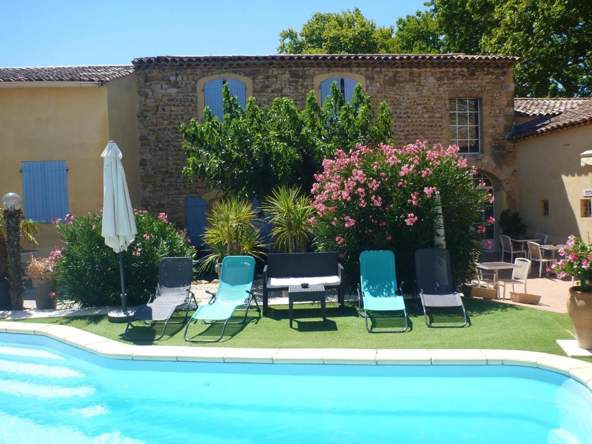 Logis Hotel La Bastide Saint Bach Suze-la-Rousse Exterior foto