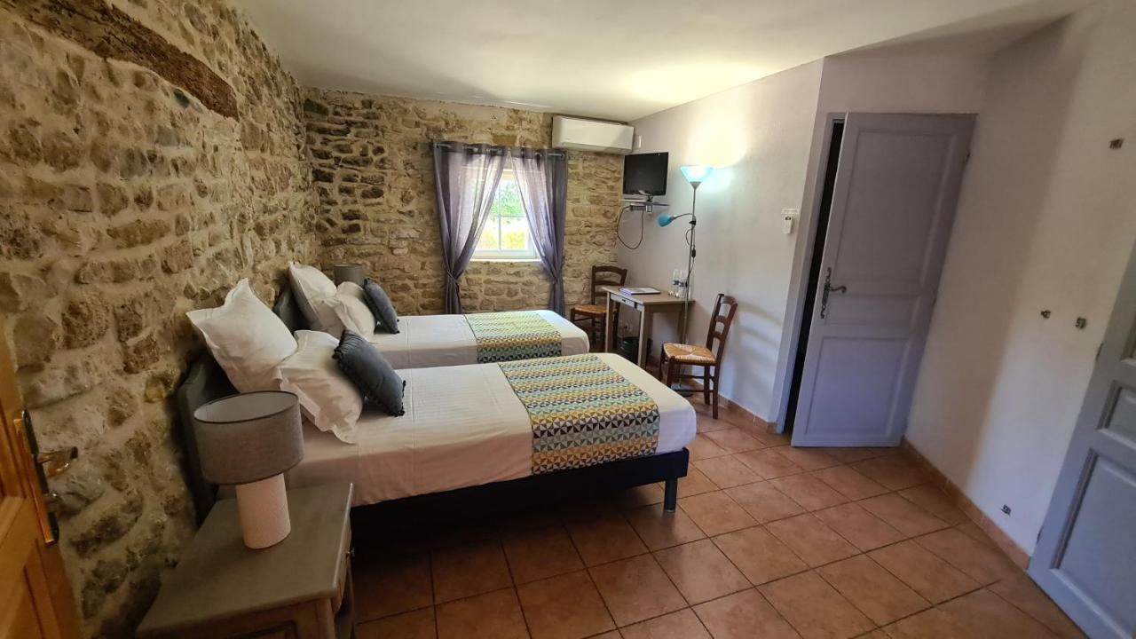 Logis Hotel La Bastide Saint Bach Suze-la-Rousse Exterior foto