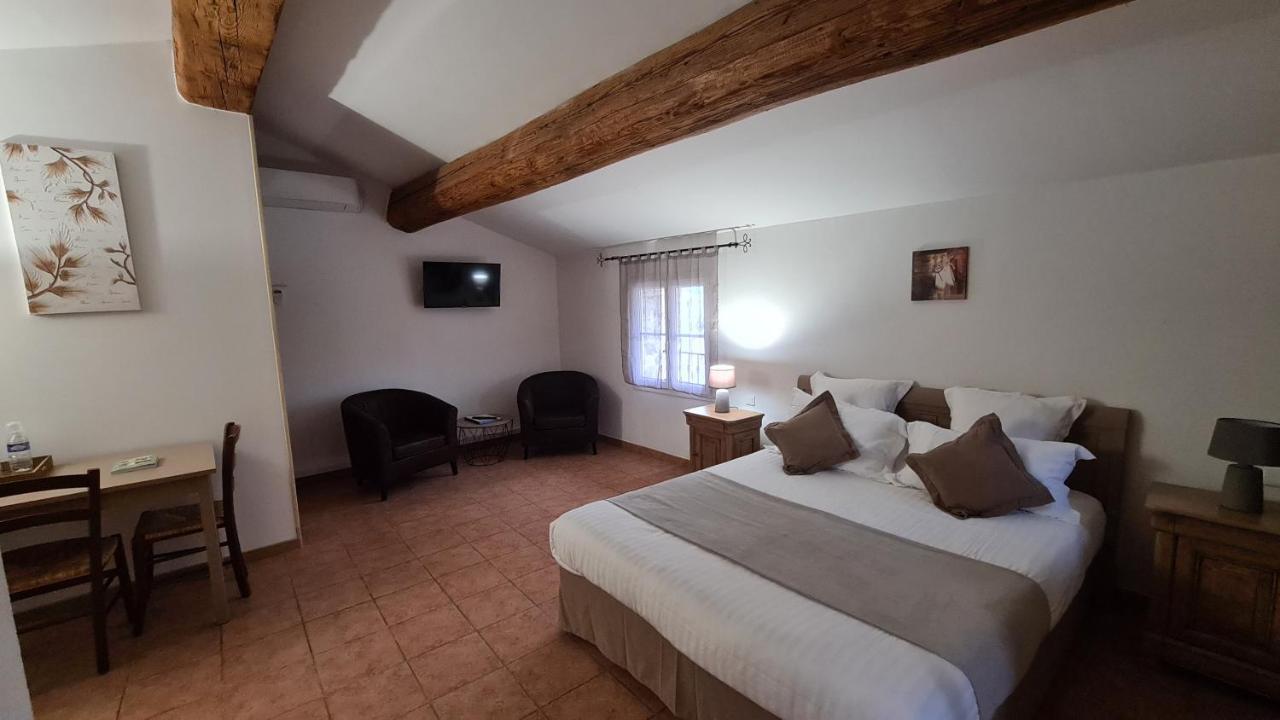 Logis Hotel La Bastide Saint Bach Suze-la-Rousse Exterior foto