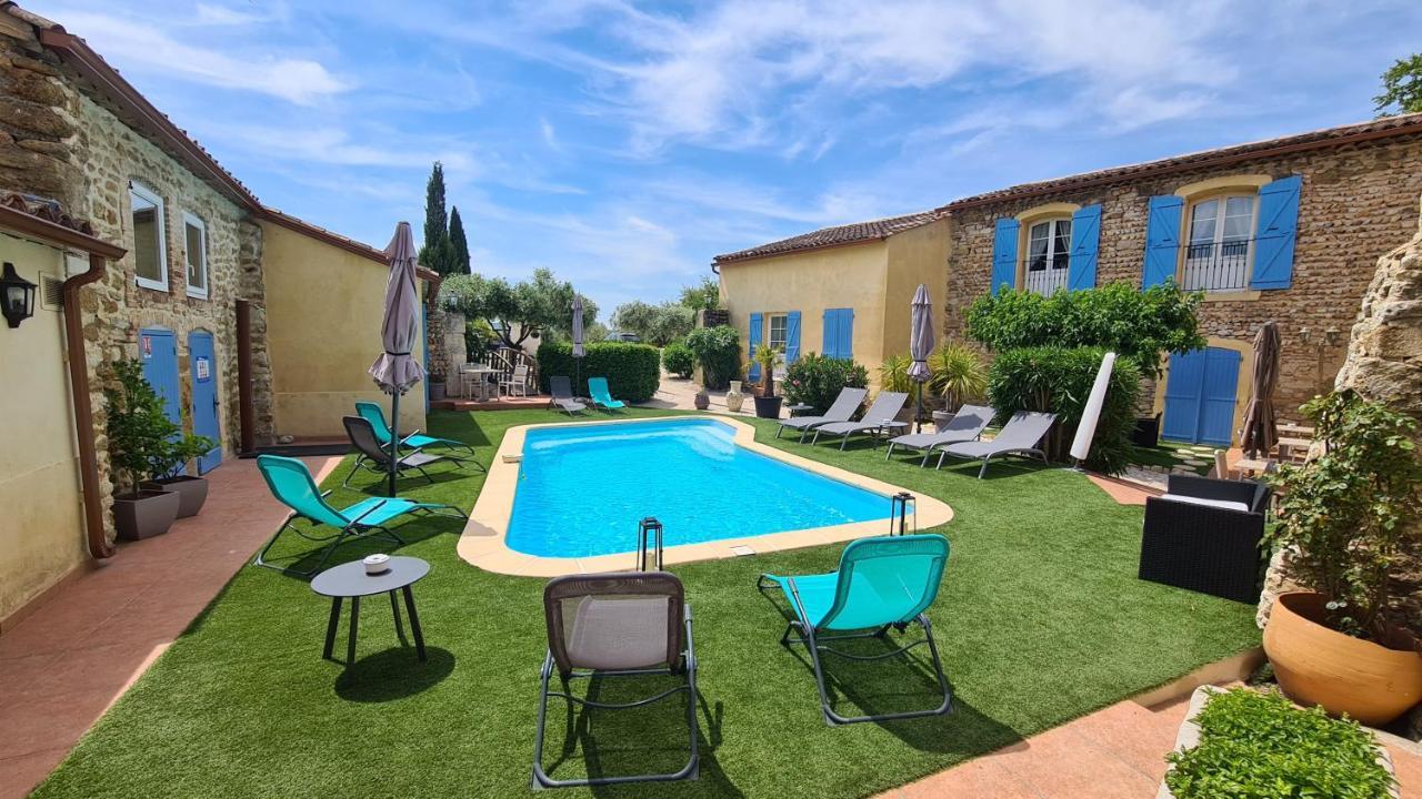Logis Hotel La Bastide Saint Bach Suze-la-Rousse Exterior foto